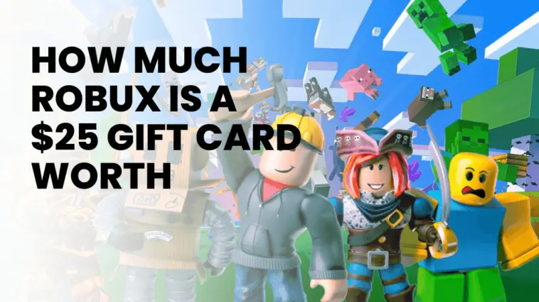 how much robux is 25 dollars gift card