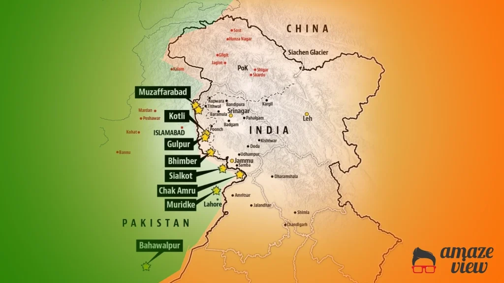 Target Locations Operation Sindoor