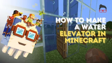 how to make a water elevator in Minecraft