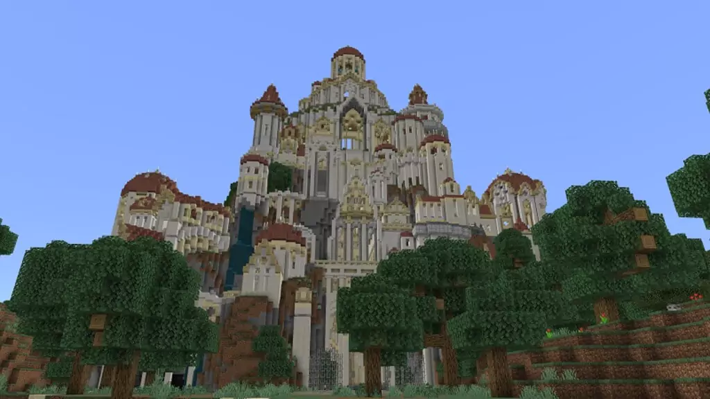 house in mountain minecraft