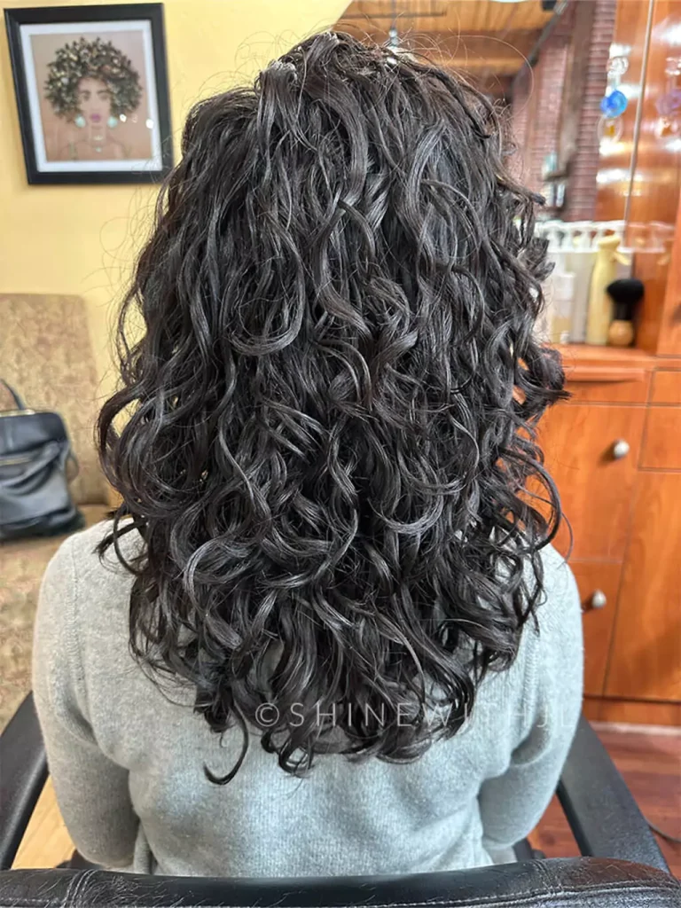 curly hair types chart