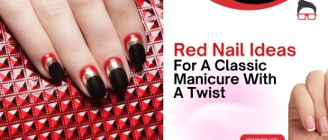 Red and Black Nail Designs