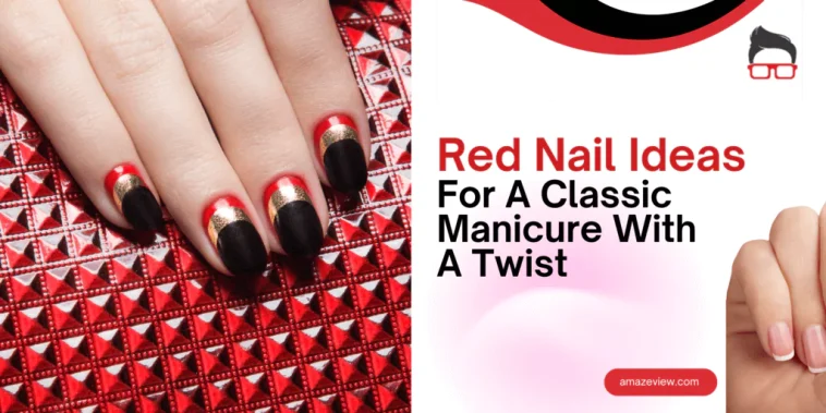 Red and Black Nail Designs