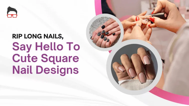 cute square nail designs