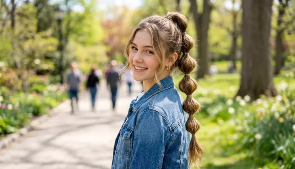 Bubble Ponytails