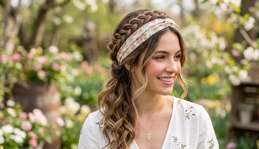 Floral Headband Twist