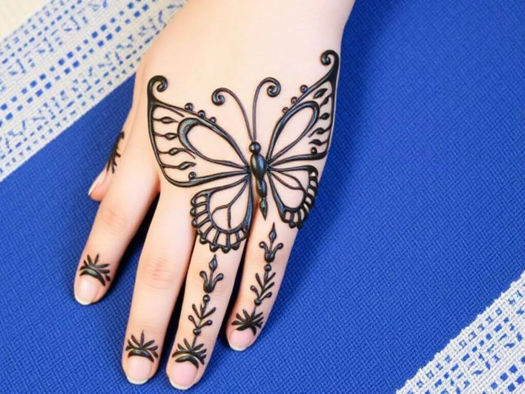 mehndi designs for small girls