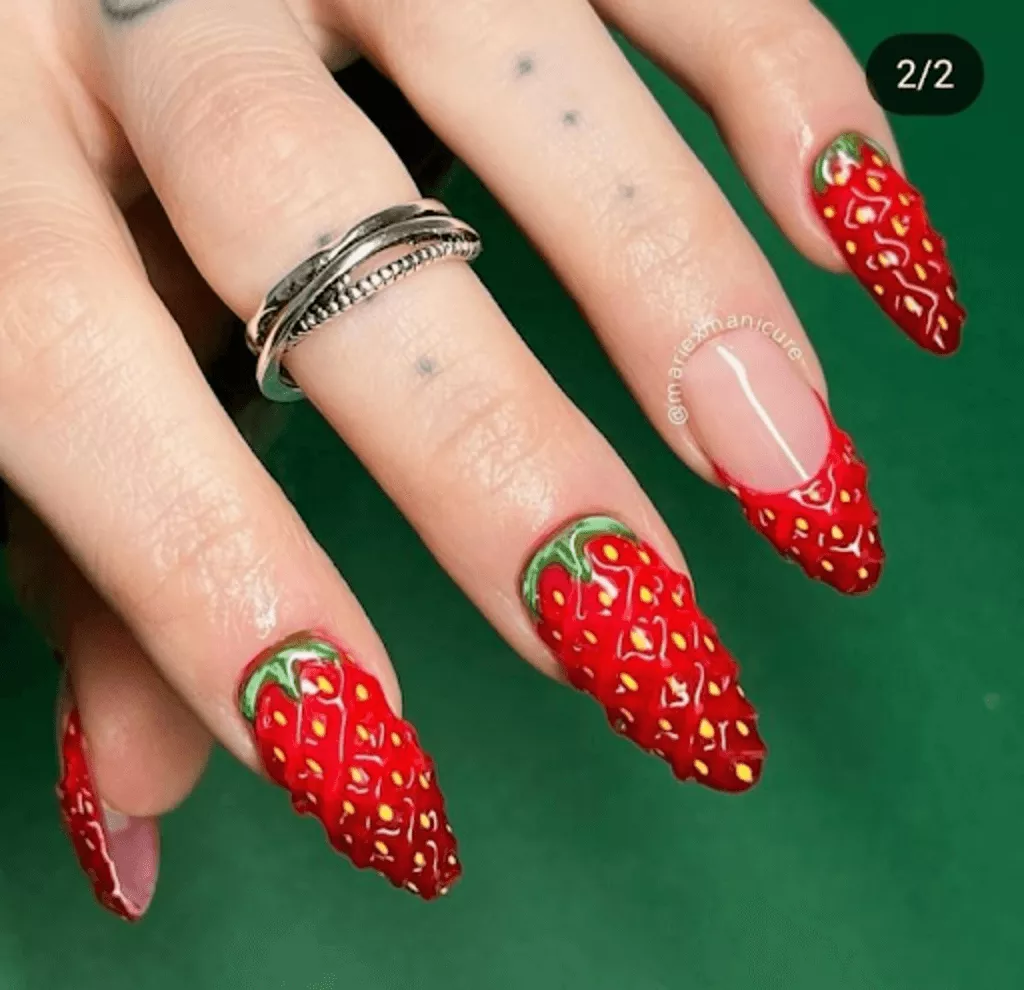 french tip nail designs