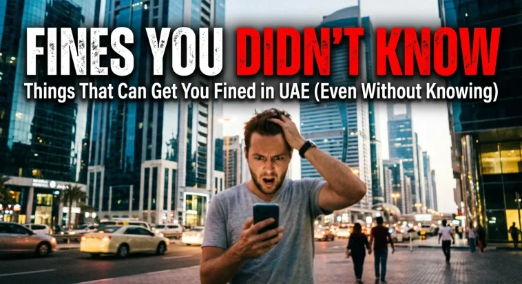 Things That Can Get You Fined in UAE