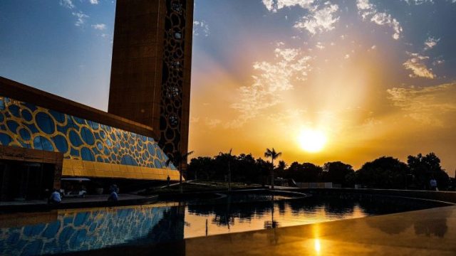 Dubai Frame Sunset