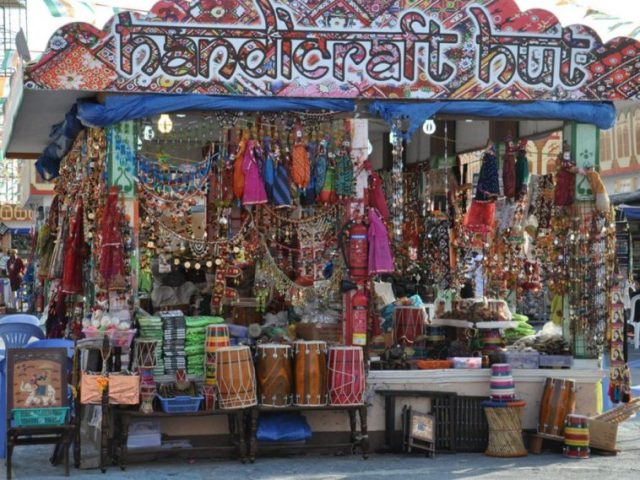 Handicraft hut at Global Dubai Village - Markets in Dubai to explore