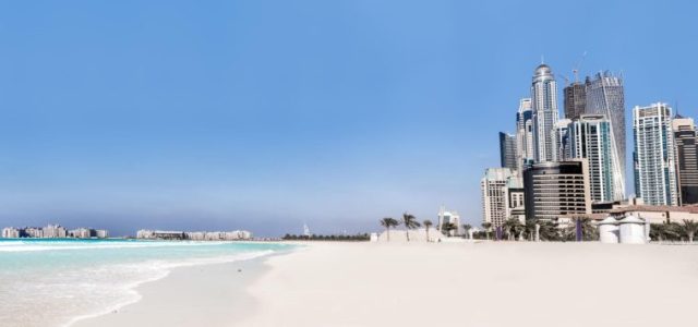Jumeirah Beach and Cityscape