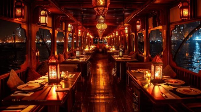 Unforgettable sunset Marina Dhow Cruise - Scenic Views and Luxury Experience