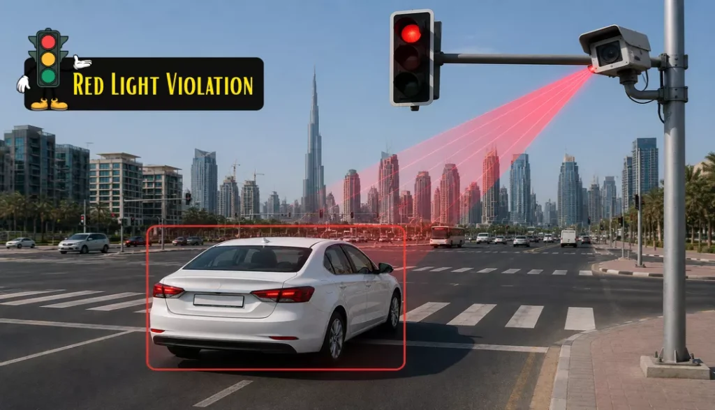 Running red lights is Considered a major/serious offence