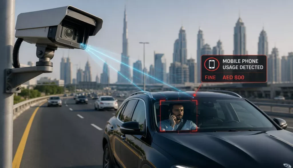 Using a mobile phone while driving