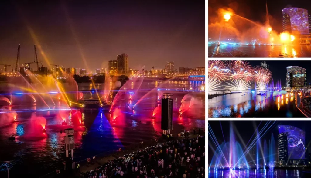 Dubai Festival City Mall free evening show Dubai 