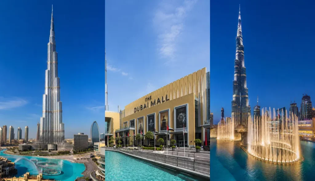 Burj Khalifa and fountain show
