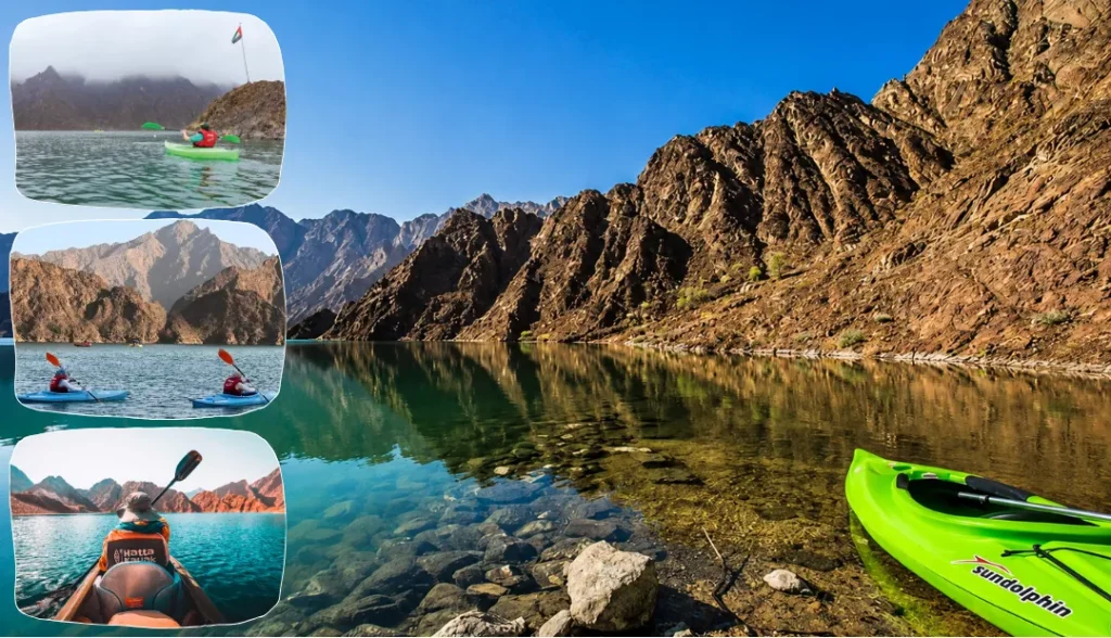 Kayaking at Hatta Dam