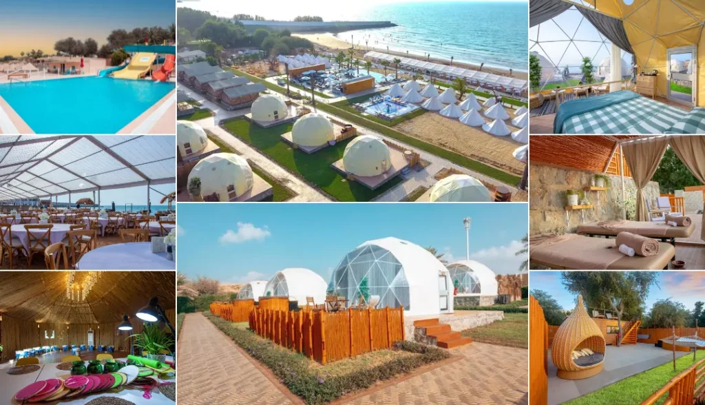 Longbeach Campground: A Private Beachfront Glamping near Dubai
