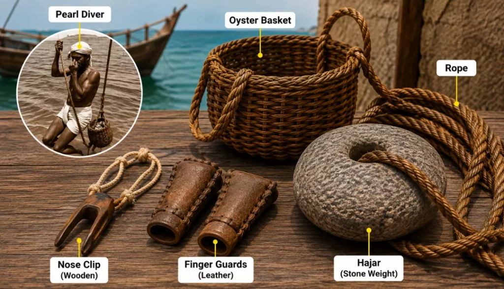Traditional Pearl Diving Equipment