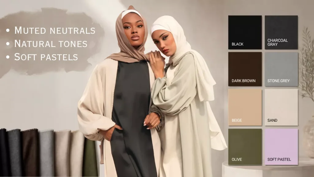 Color Palettes That Work Well for Abaya