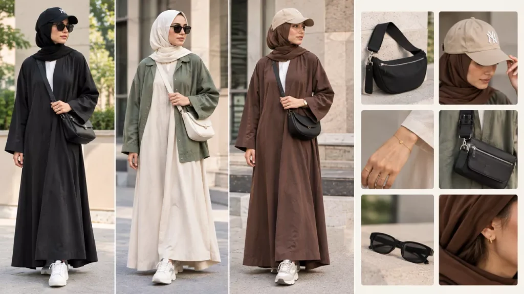 Statement Accessories to Style with Abaya