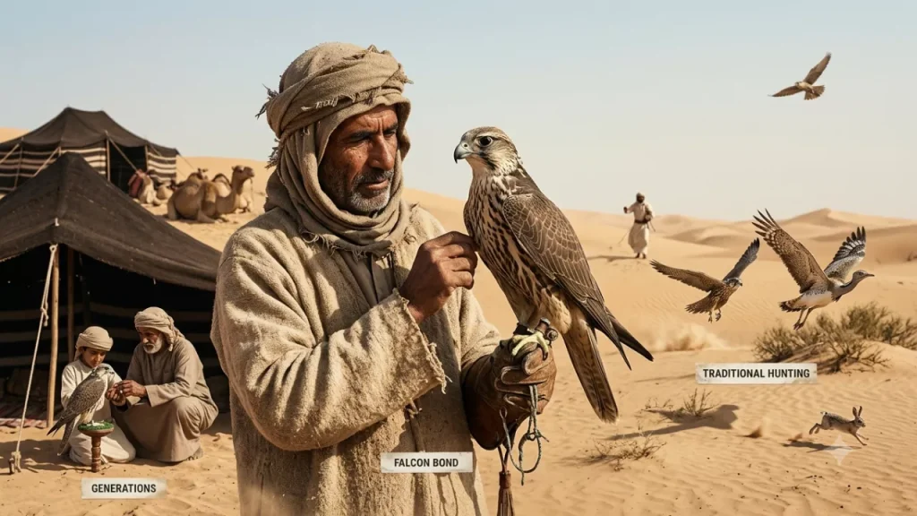 The History of Falconry in UAE