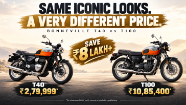 Bonneville T40 vs T100