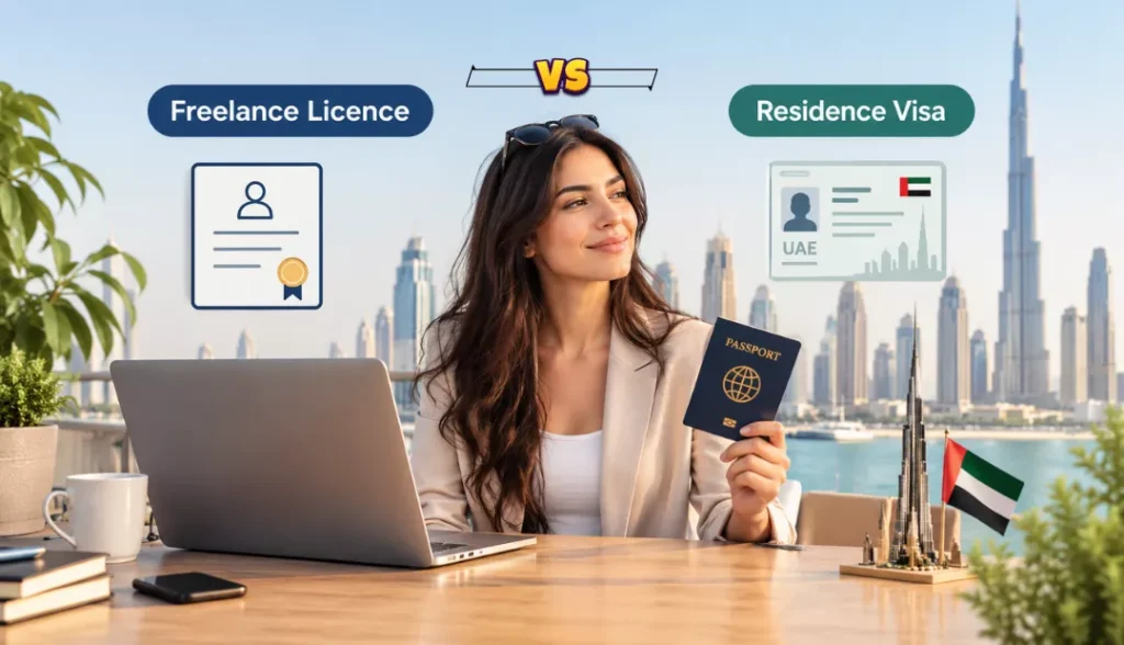 Self-employed  vs Residence Visa