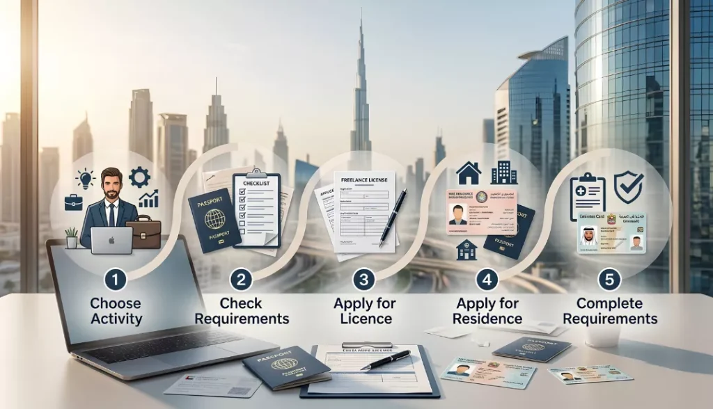 Application Process for Freelance Visa in UAE