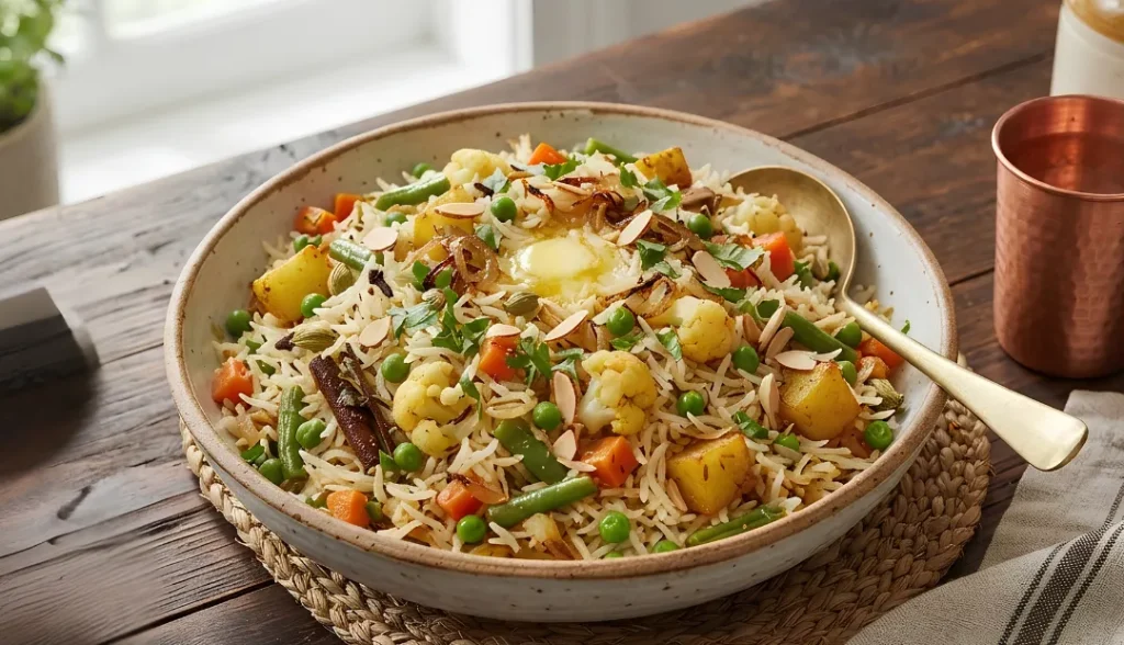 Vegetable Pulao — One Pot, Zero Stress
